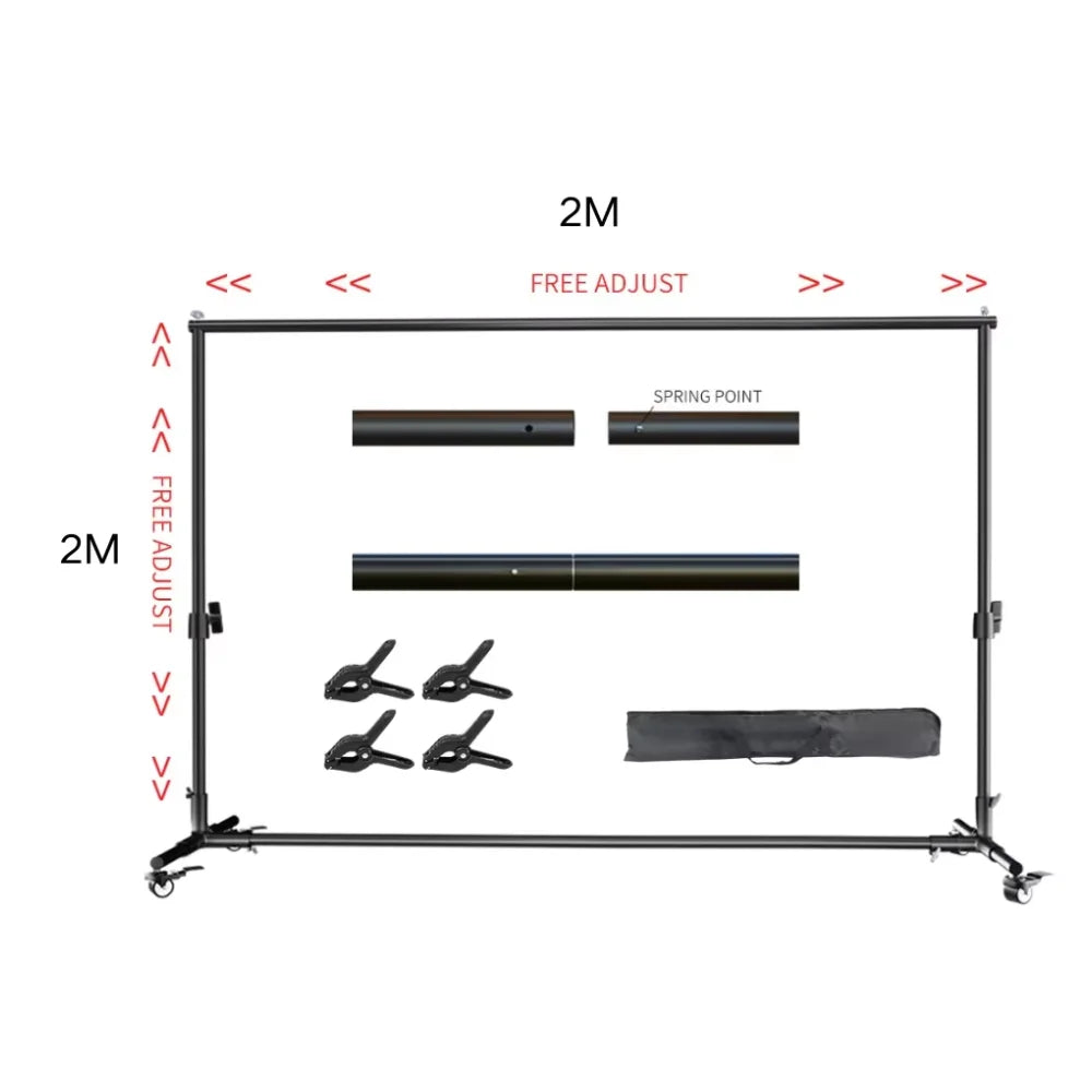 SHCN Background Stand Crossbar Photography Backdrop System
