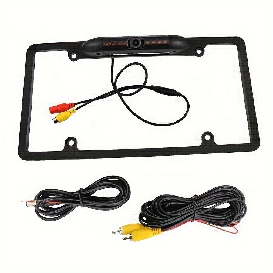 Bileeko US License Plate Frame With Rear View Backup Camera
