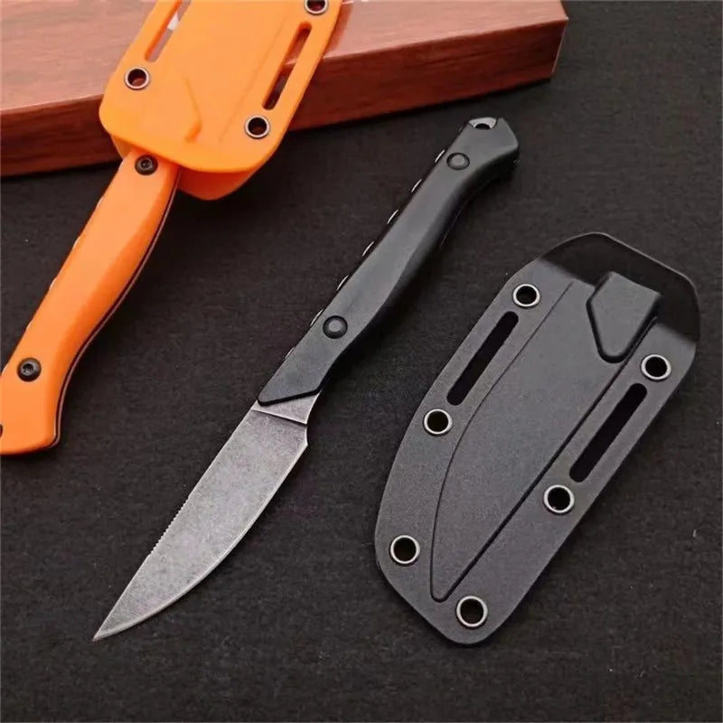 NONEDIY BM 15700 Fixed Blade Knife CPM-154 Santoprene Handle Outdoor