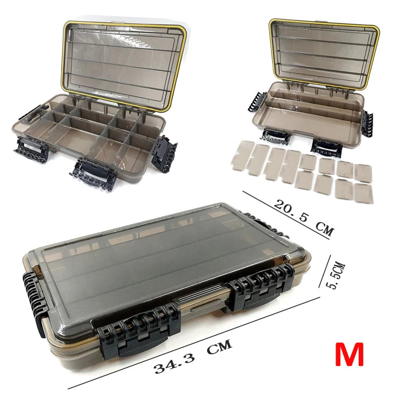 Waterproof Fishing Tackle Box High Capacity Storage