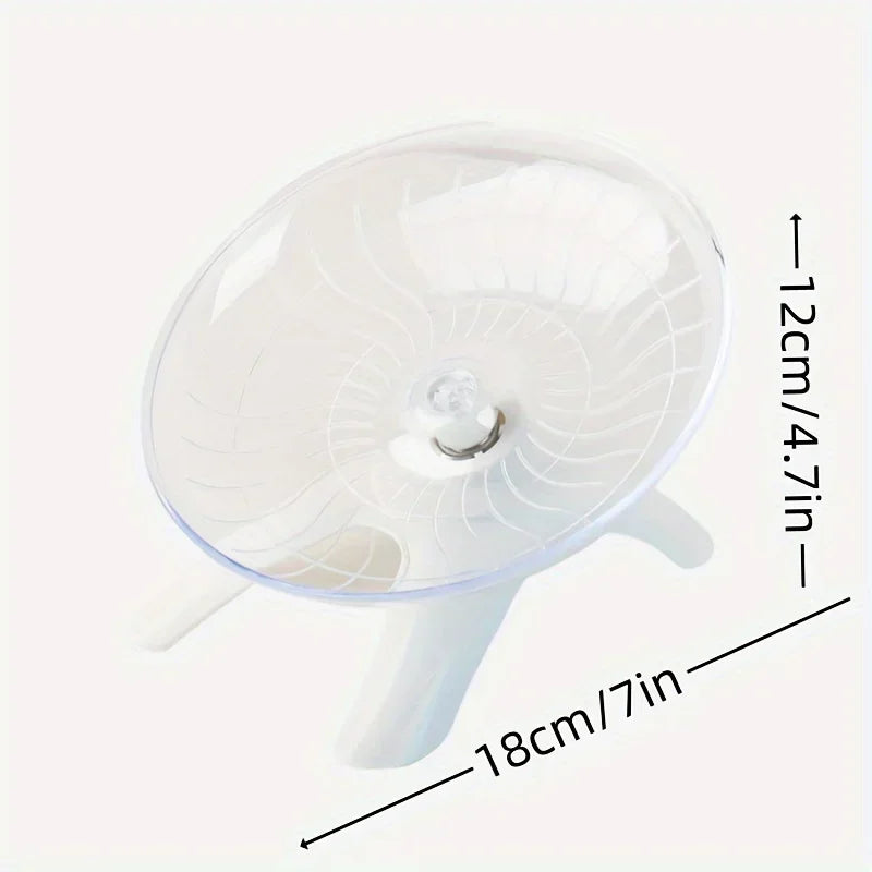 Hamster Running Wheel Toy For Small Pets Silent Rotating Disc