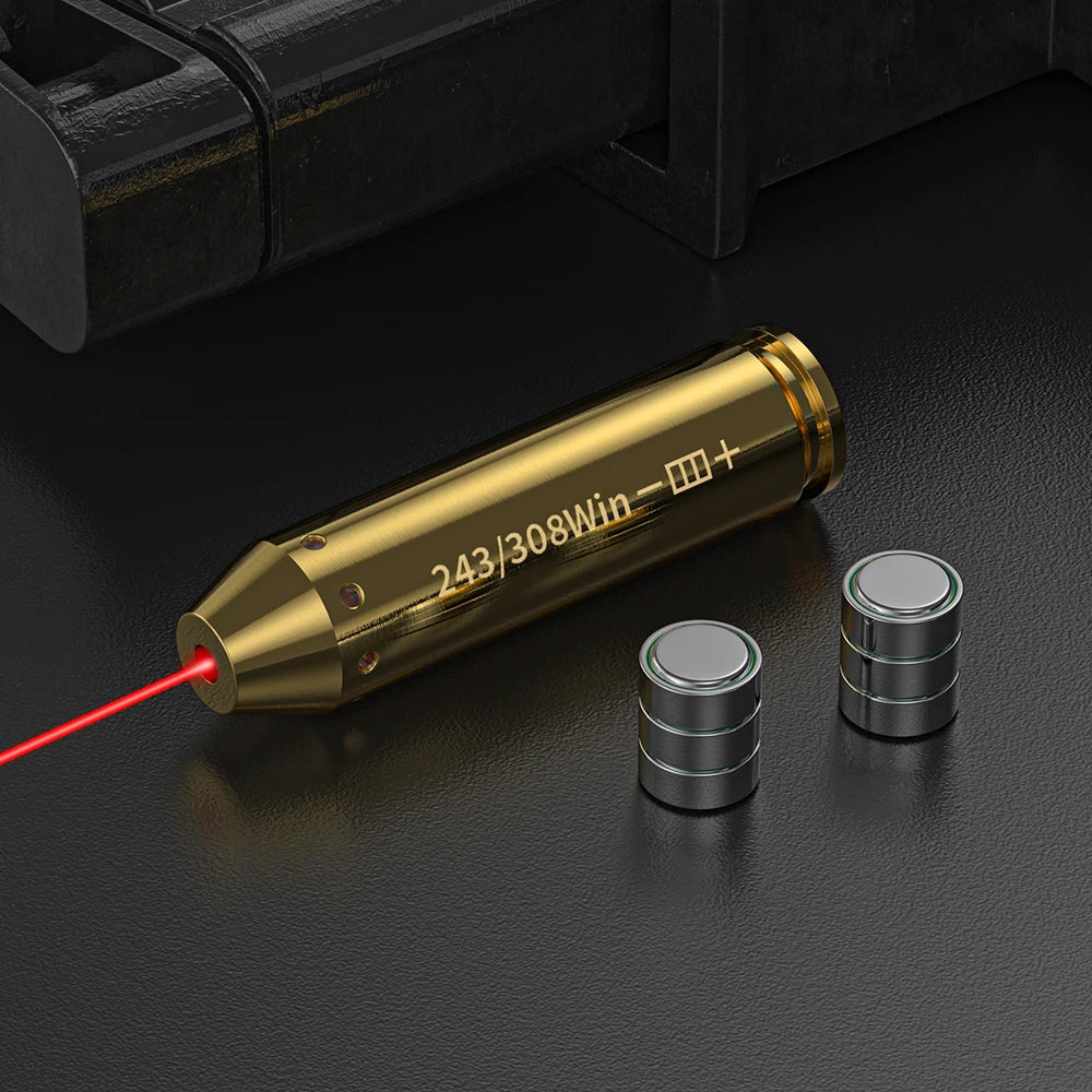 243 308Win Red Dot Laser Bore Sighter For Pistol Rifle