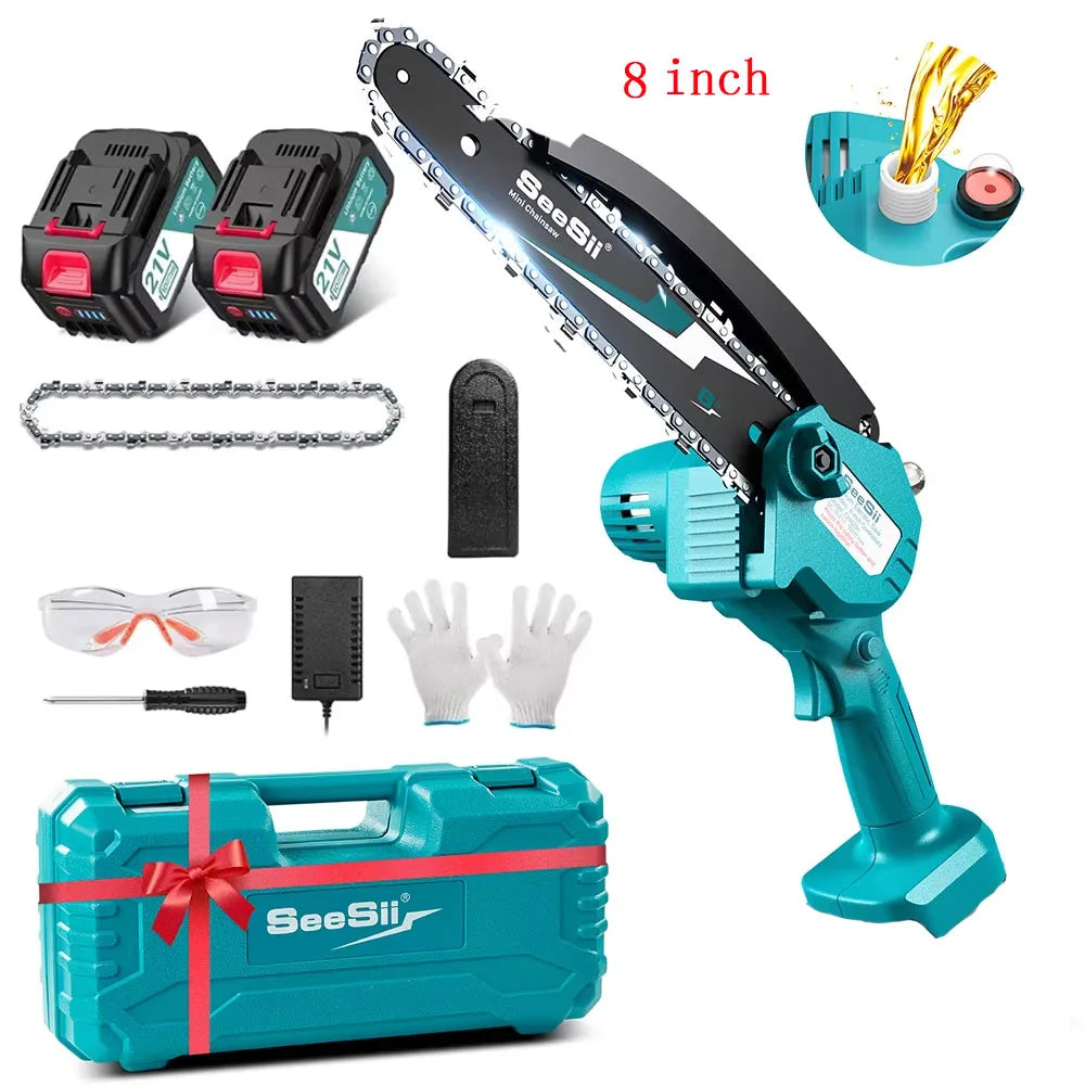 Seesii Mini Cordless Chainsaw Kit For Makita 18V Battery
