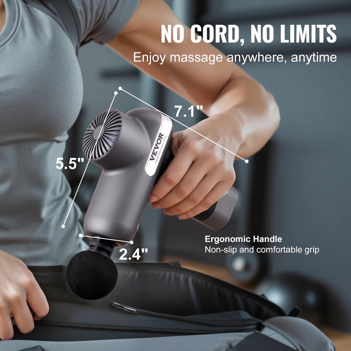 SucceBuy Mini Massage Gun Percussion 5-Speed Levels for Athletes