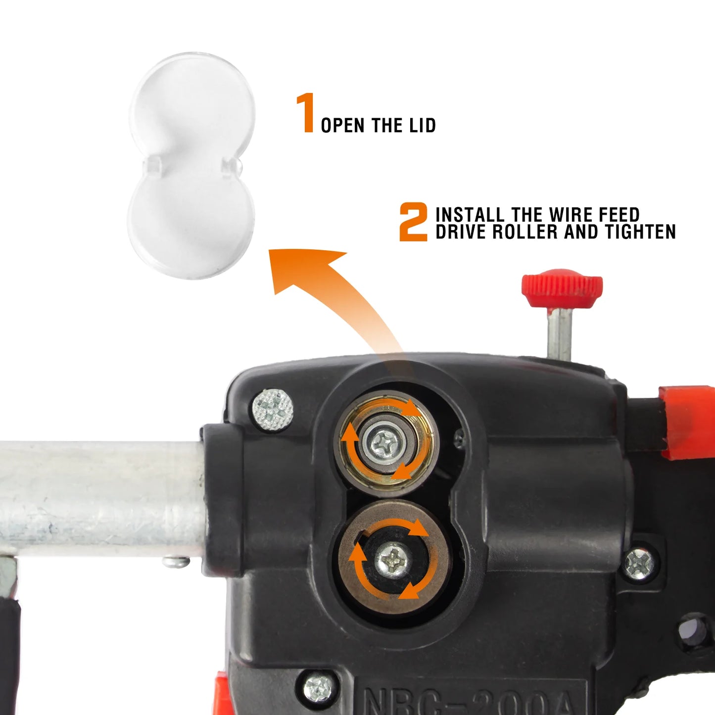FEMEROL Spool Gun 150A Cable For MIG250PRO Welder Kit