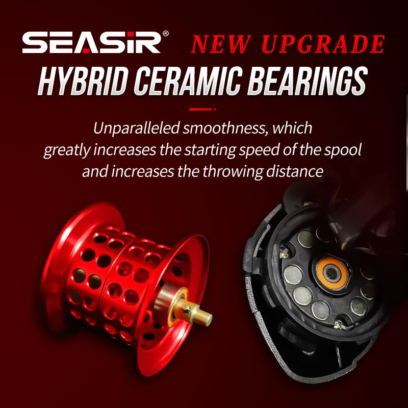 SeaSir Mansory Baitcasting Reel Ultralight Carbon 7 to 1 Ratio