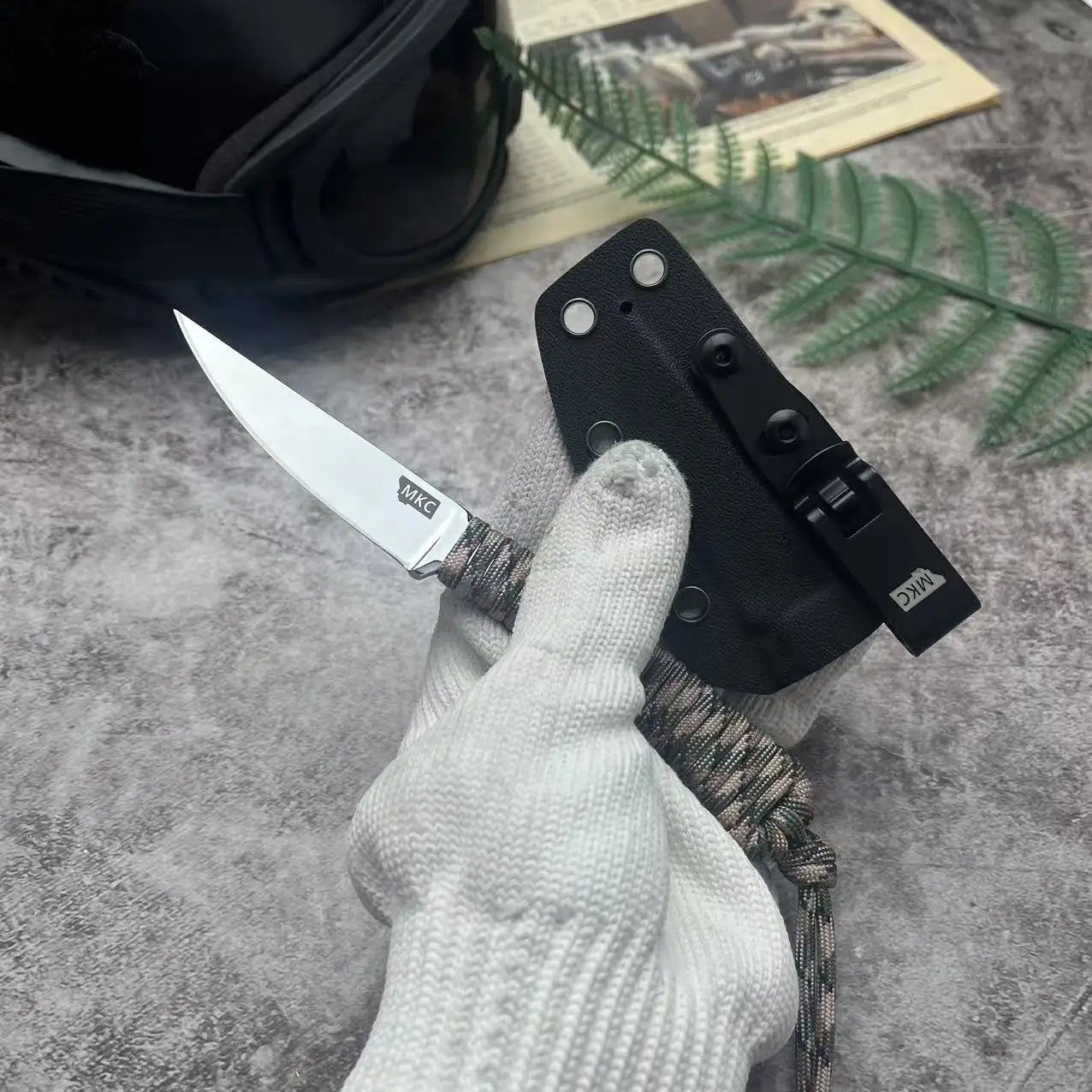 DIY Supplies Woodworking Montana MKC Fixed Blade Knife Outdoors