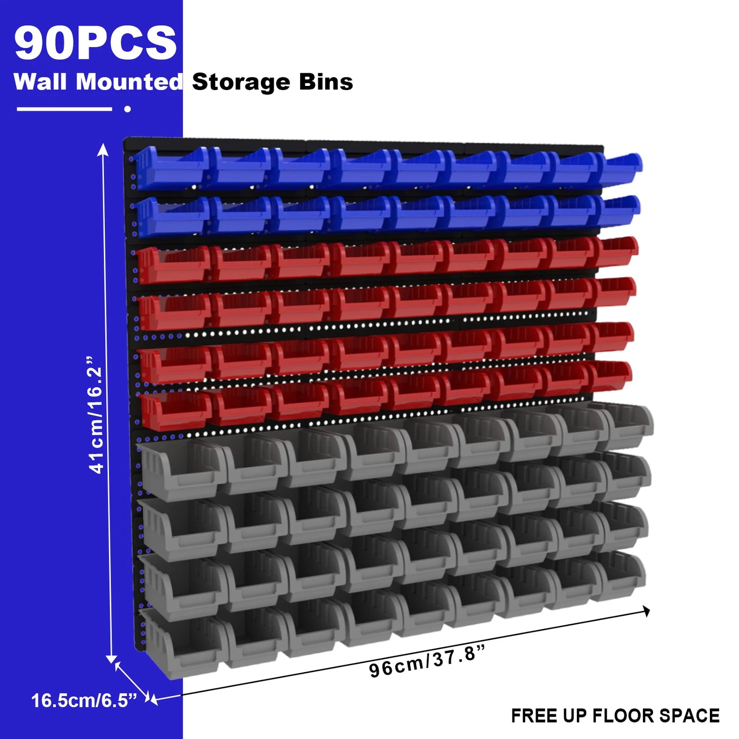 NONECN Wall Mounted Tool Organizer System for Screws and Nuts