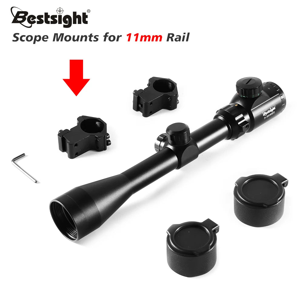 Nabila Riflescope With Mil Dot Illumination And Mounts