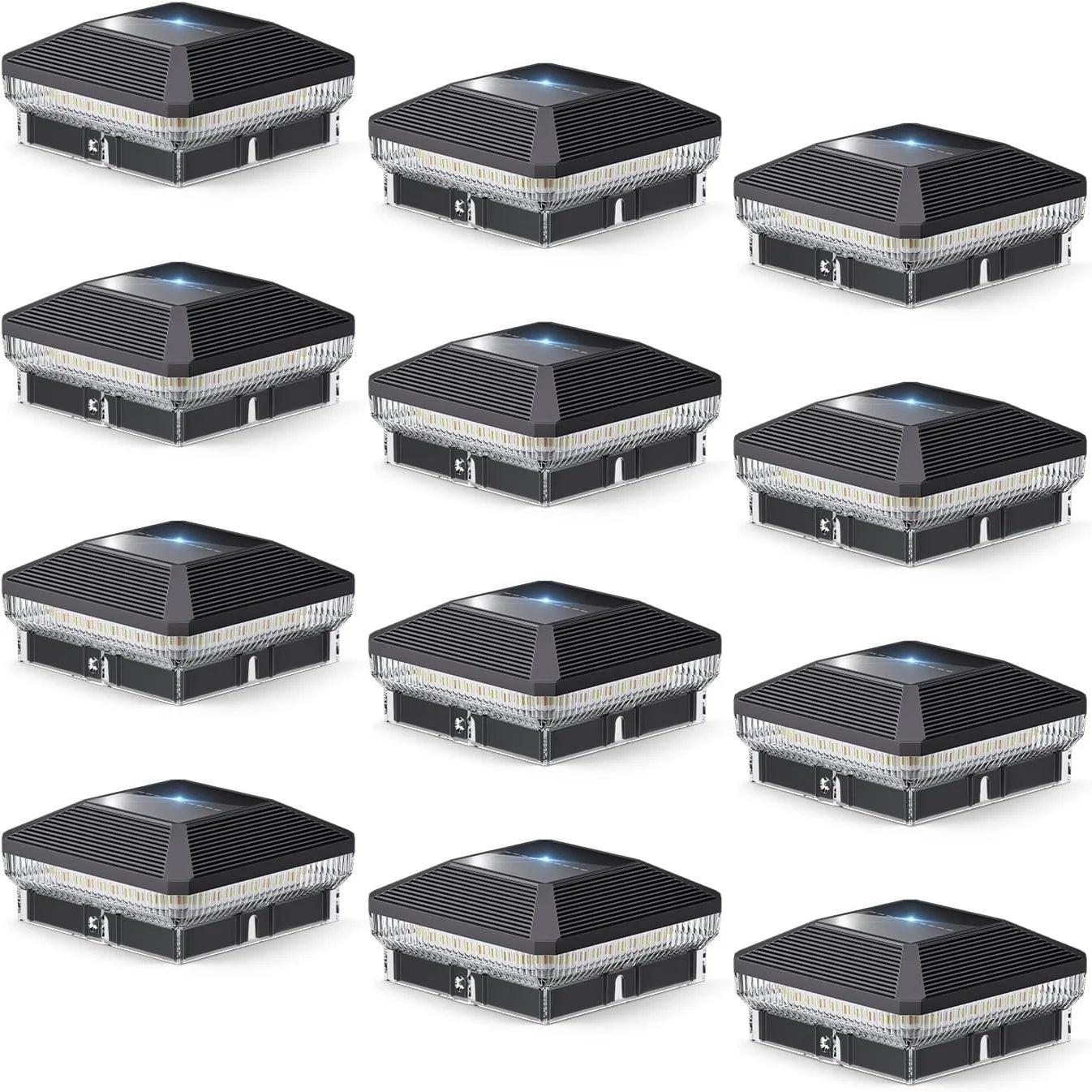 KPSTEK Solar Post Lights Outdoor LEDs With 3 Modes