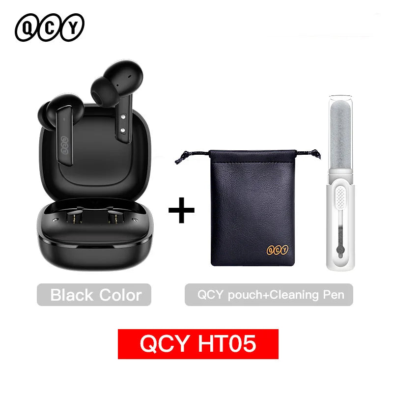 QCY HT05 ANC Wireless Earbuds 40dB Noise Cancellation Bluetooth 5.2