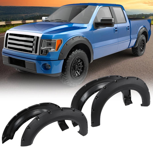 Flares Mud Guards For F150 Front And Rear 4Pcs Durable