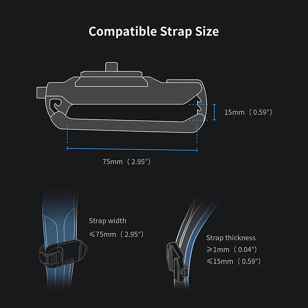 PGYTECH Beetle Camera Clip With Plate Quick Release System