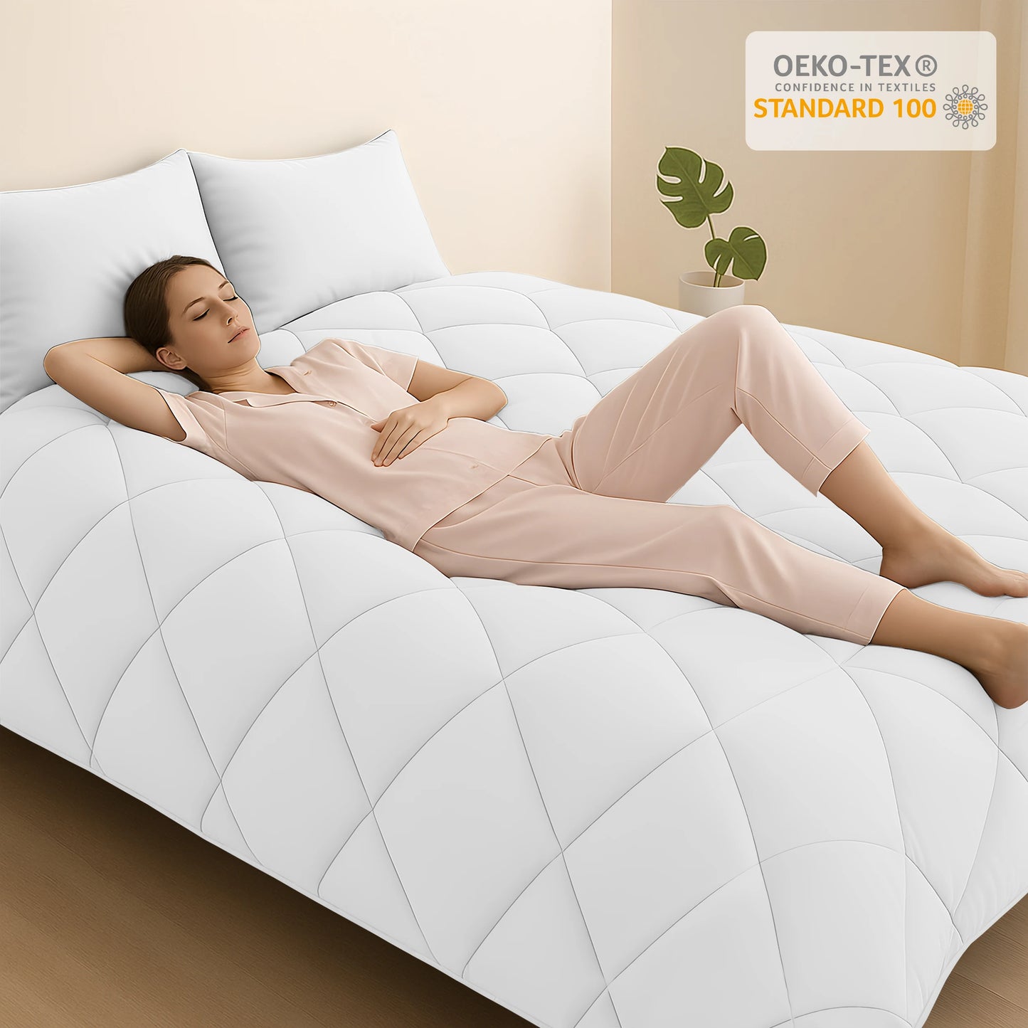 Lux Decor All-Season Comforter Lightweight Down Alternative Blanket