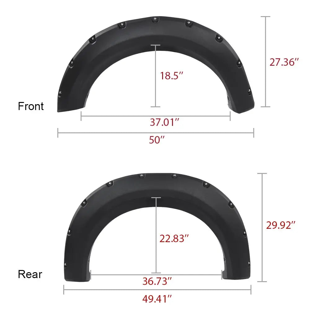 Flares Mud Guards For F150 Front And Rear 4Pcs Durable