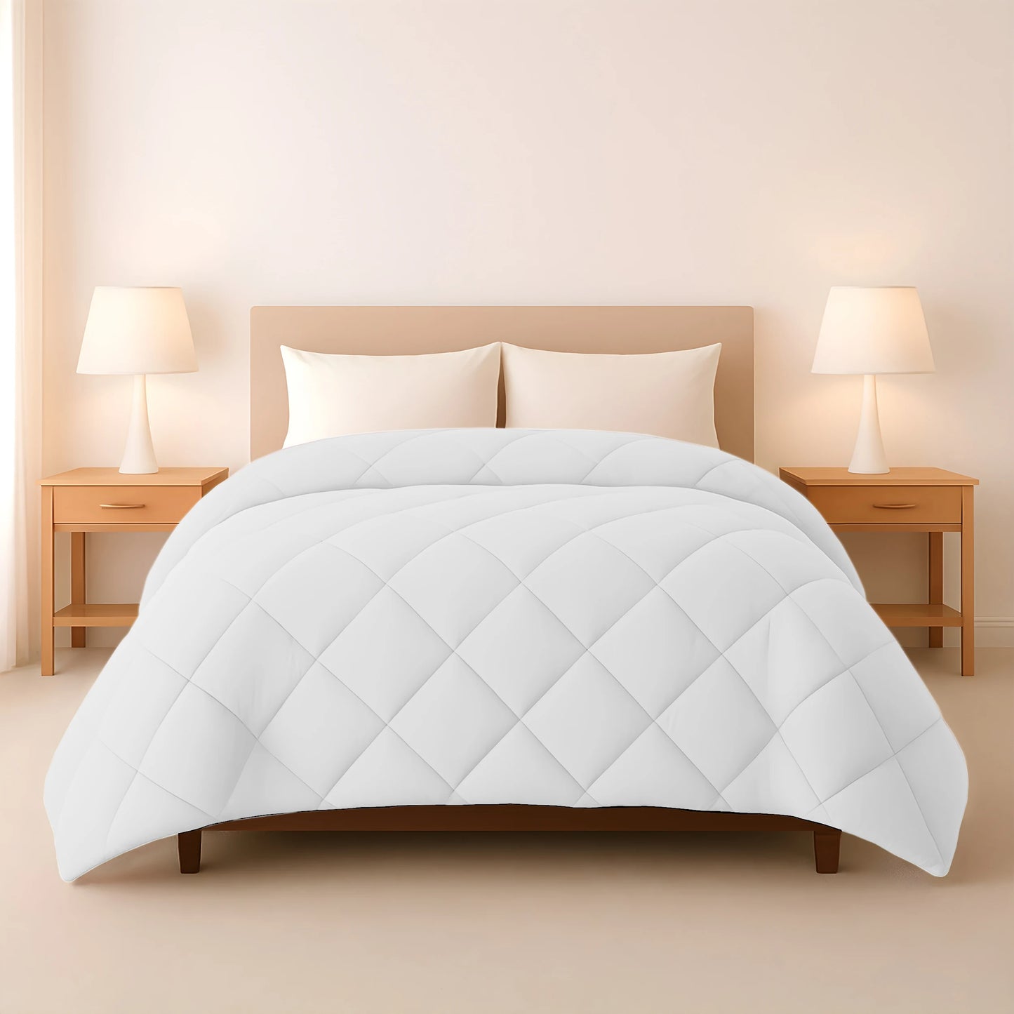 Lux Decor All-Season Comforter Lightweight Down Alternative Blanket