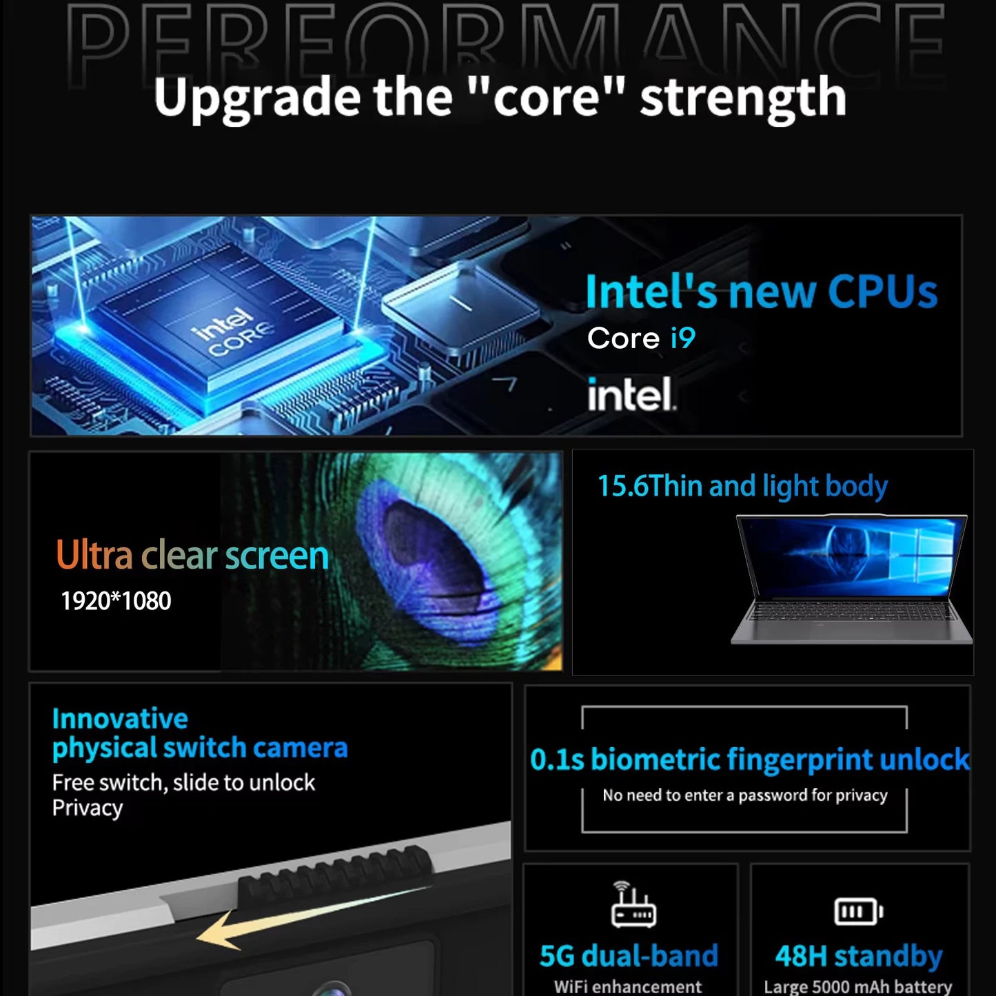 Xiaman Gaming Laptop Core I9-8950HK 16GB RAM 1TB SSD