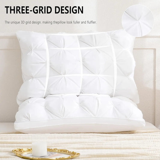 Bedsure Microfiber Pillow Set 2 Pack Soft Support Hotel Quality
