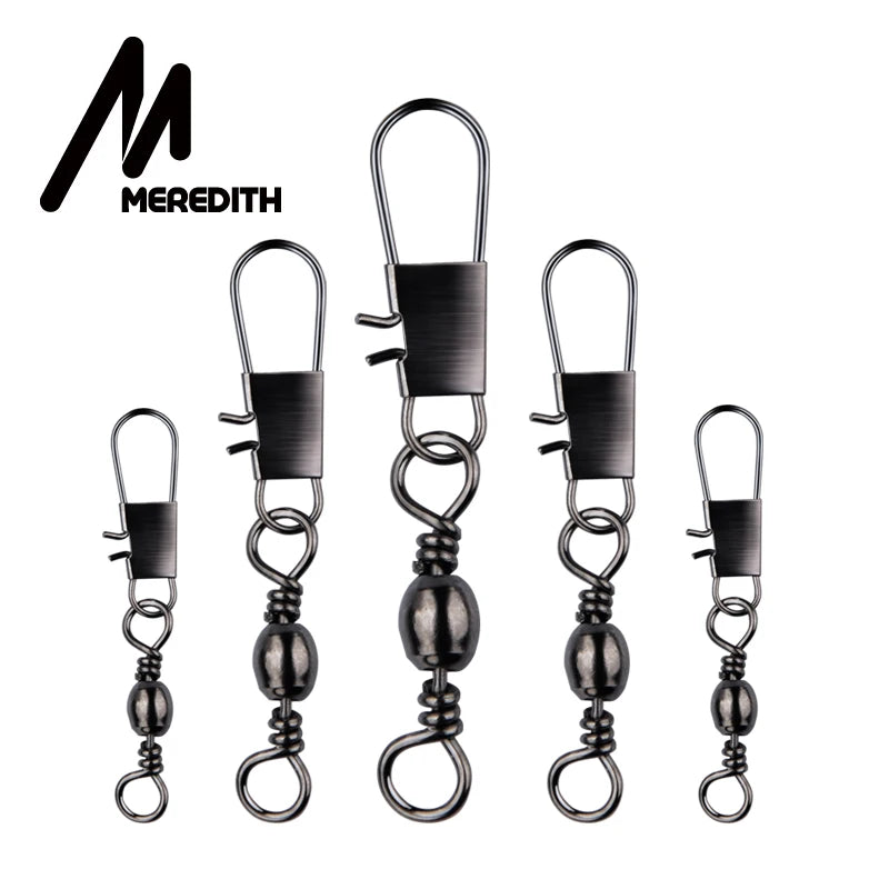 Meredith Stainless Steel Rolling Swivel Fishing Connector Pins 50 Pcs
