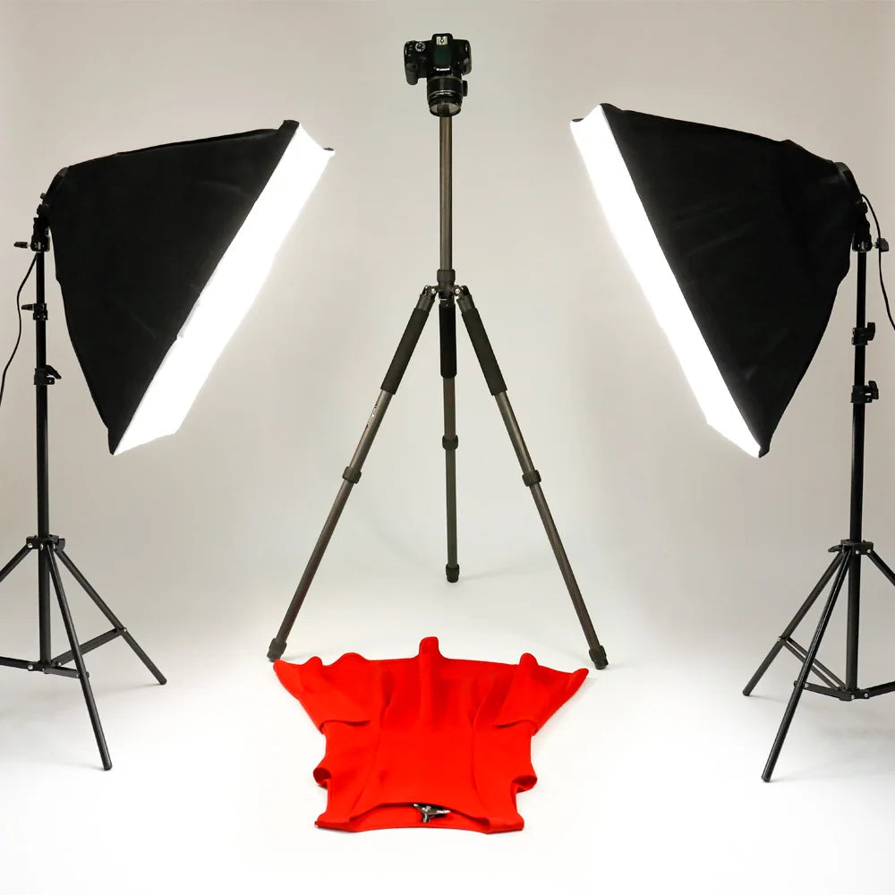 SH Softbox Photography Lighting Kit With E27 Bulbs