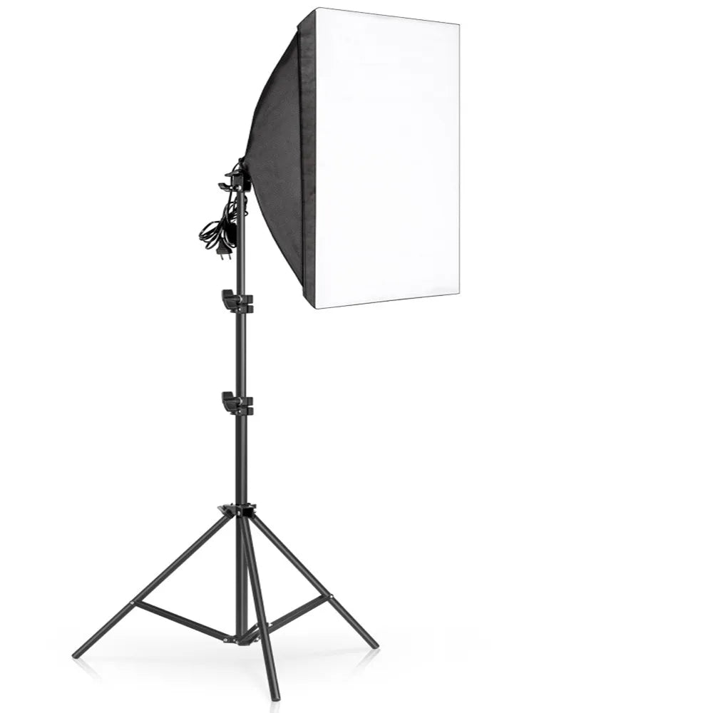 SH Softbox Photography Lighting Kit With E27 Bulbs