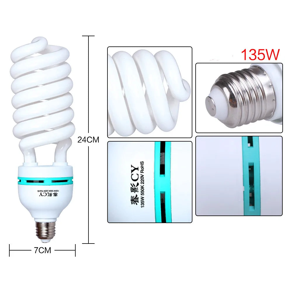 SH Softbox Photography Lighting Kit With E27 Bulbs