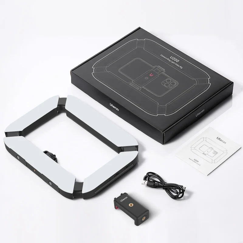 Ulanzi U200 Smartphone Video Rig With LED Ring Light YouTube