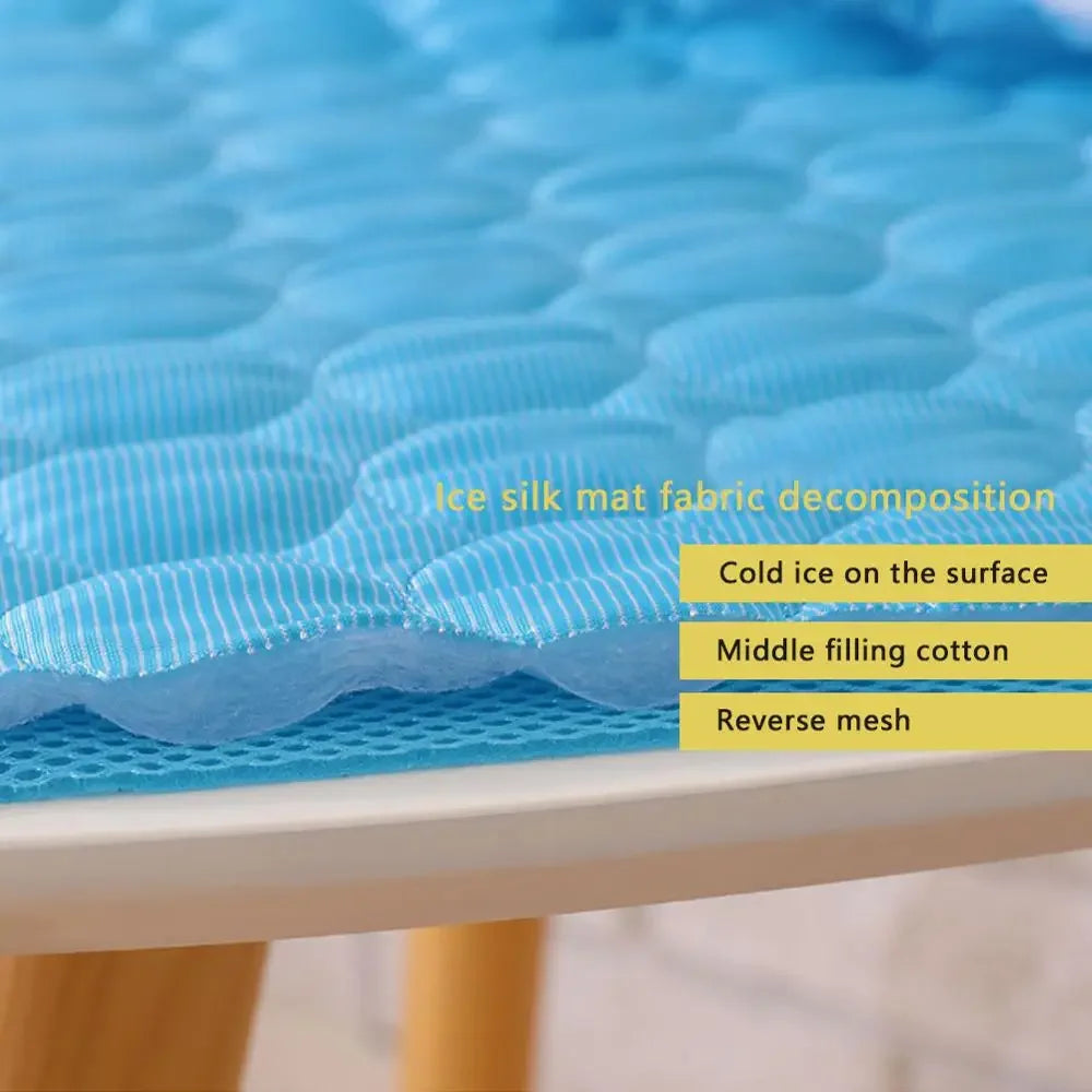 NONECN Summer Pet Cooling Mat For Dogs Cats Bed Cushion