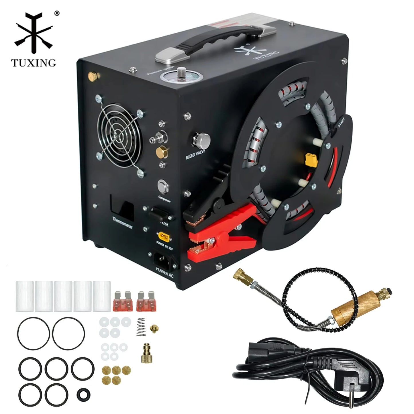 Tuxing TXES062 300Bar 4500Psi PCP Air Compressor Portable