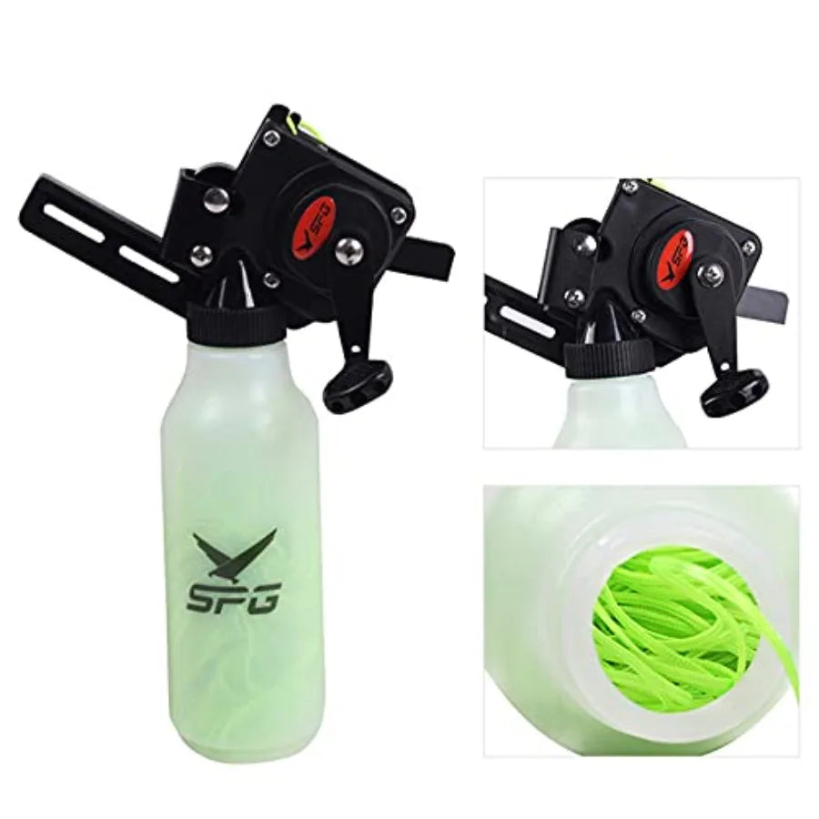 Bowfishing Reel Kit With Fiberglass Arrows And Fishing Rope
