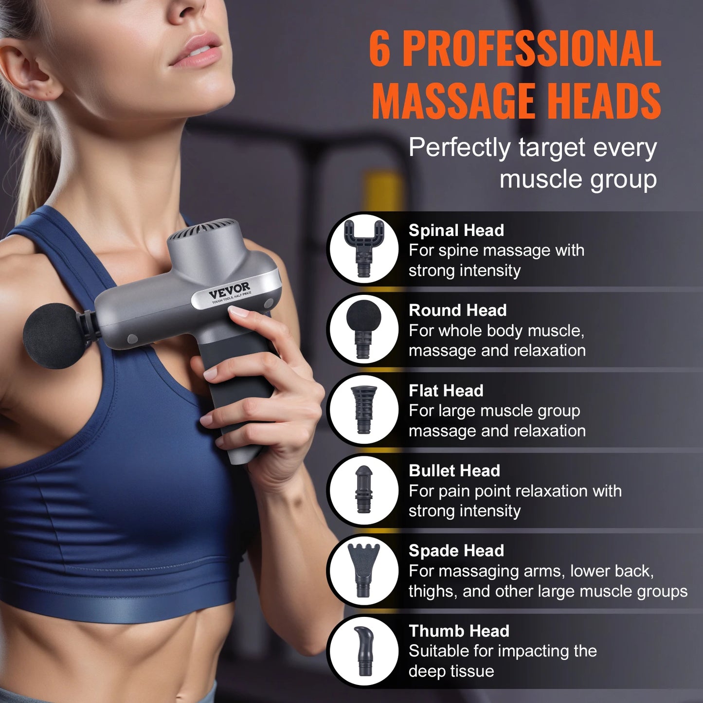 SucceBuy Mini Massage Gun Percussion 5-Speed Levels for Athletes