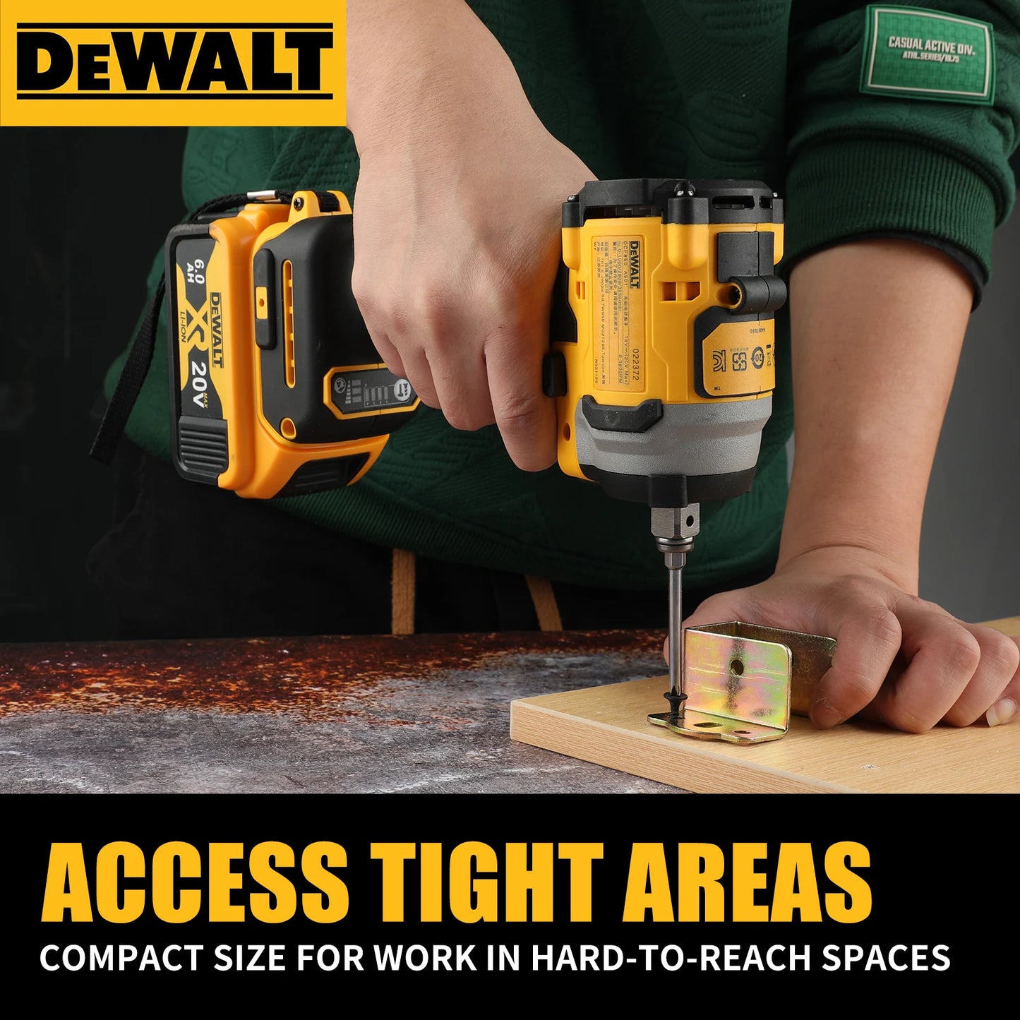 DEWALT DCF850 20V Cordless Impact Wrench High Torque Tool