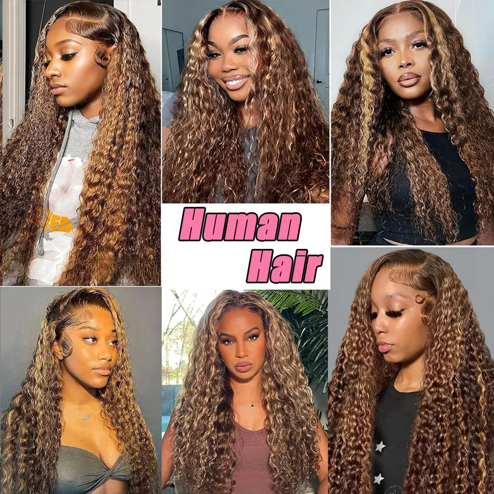 CYPHA HD Lace Front Curly Glueless Brazilian Remy Wig