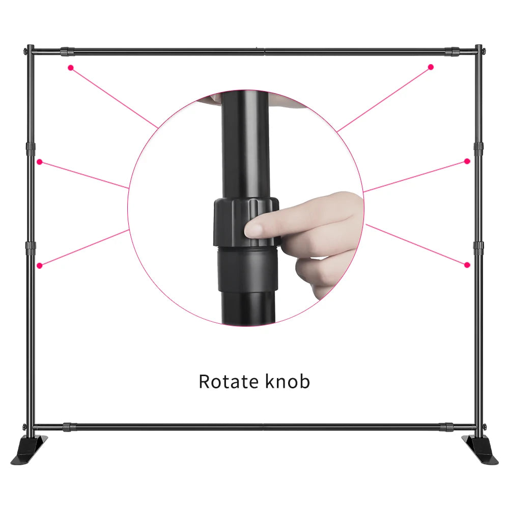 SHCN Background Stand Crossbar Photography Backdrop System