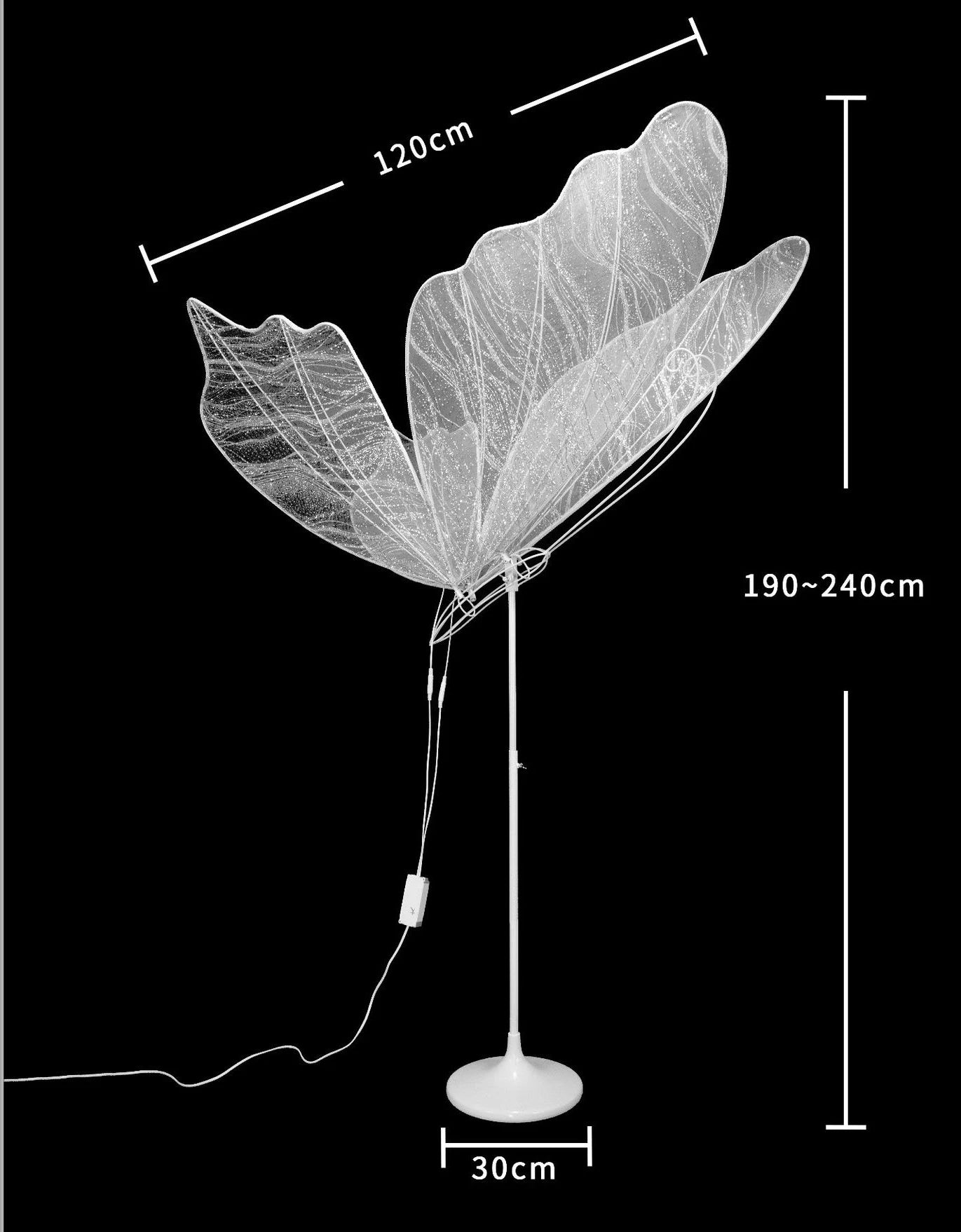Romantic Butterfly LED Lace Ceiling Light For Wedding Decor