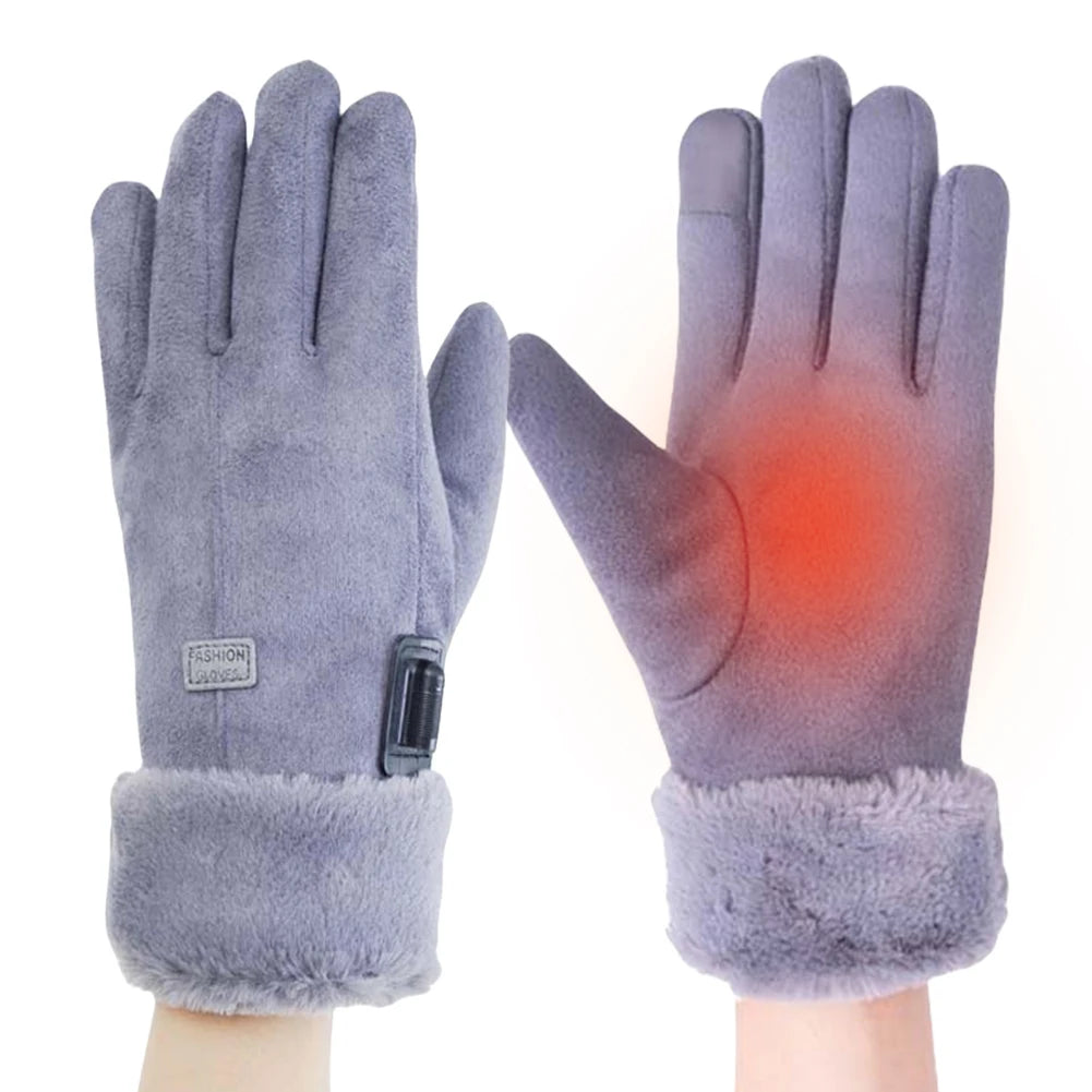 APWIKOGERCN USB Heated Gloves 3 Gear Thermal Motorcycle Riding
