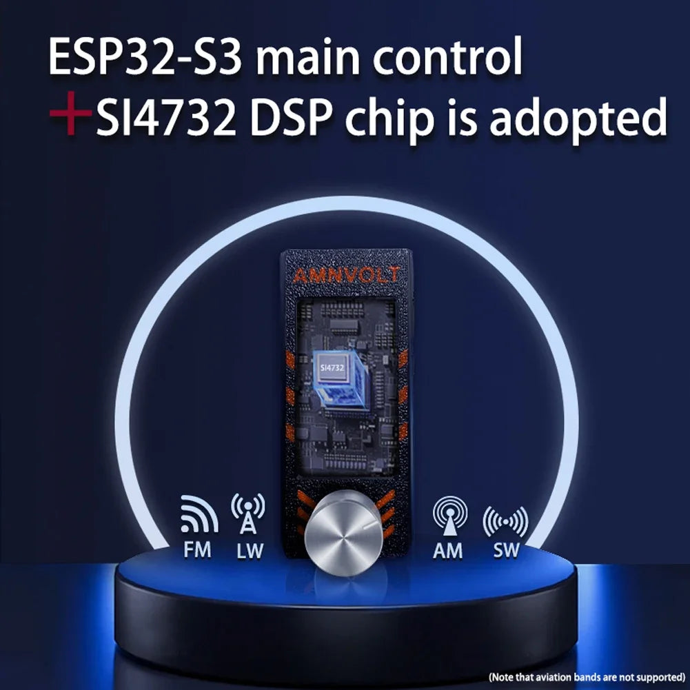 HOSPORT SI4732 All Band Pocket Radio Receiver USB AM FM