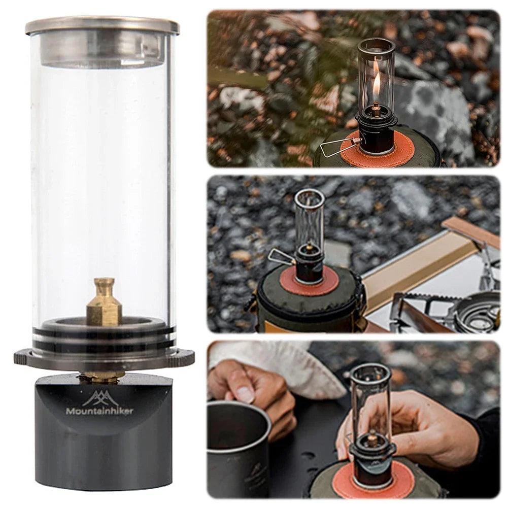 Shunmaii Camping Gas Lantern Butane Light Lantern Multifunction Tent Lantern