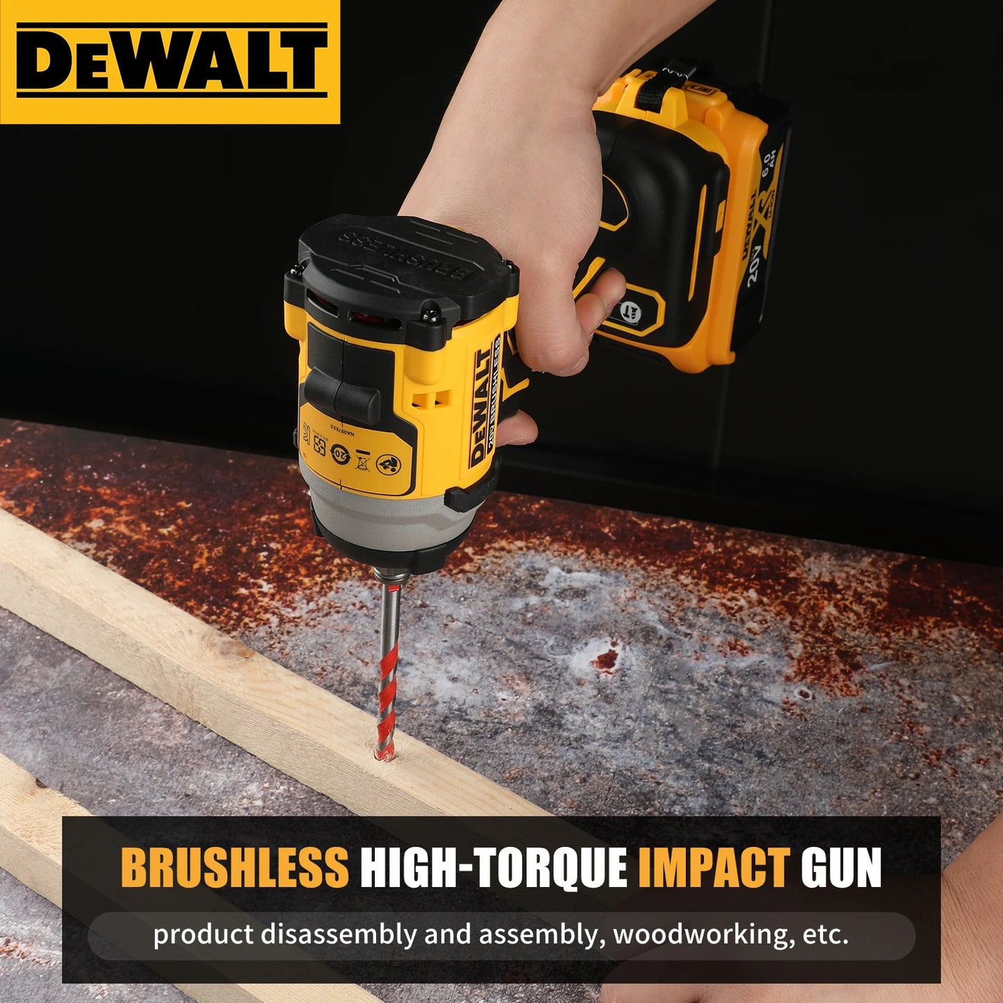 DEWALT DCF850 20V Cordless Impact Wrench High Torque Tool