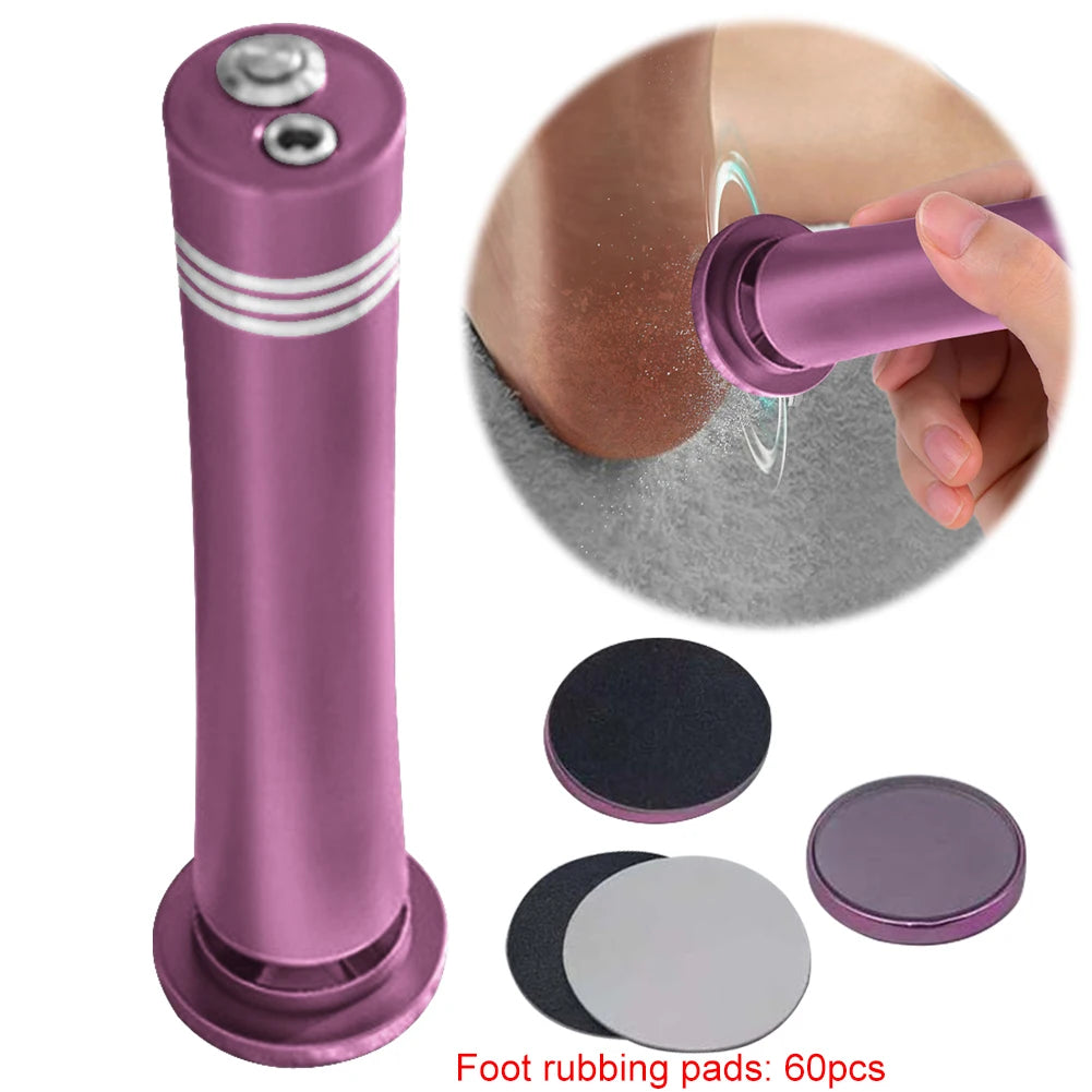 Shunmaii Electric Pedicure Foot Callus Remover Tool With 60 Sandpaper Discs
