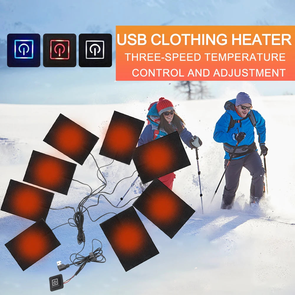 Shunmaii USB Clothes Heater Pad With 3 Gear Adjustable Temperature
