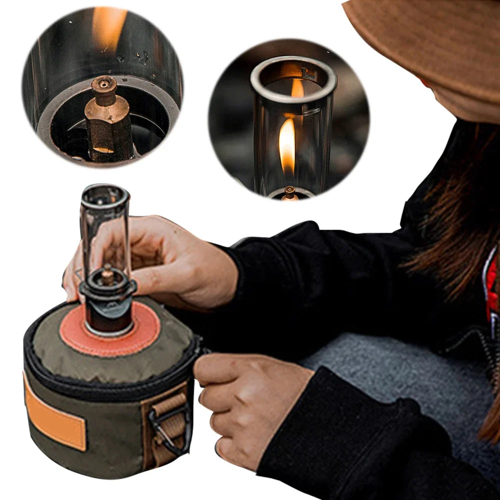 Shunmaii Camping Gas Lantern Butane Light Lantern Multifunction Tent Lantern