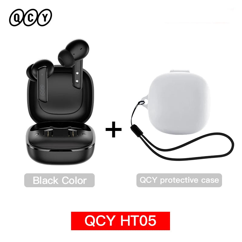 QCY HT05 ANC Wireless Earbuds 40dB Noise Cancellation Bluetooth 5.2