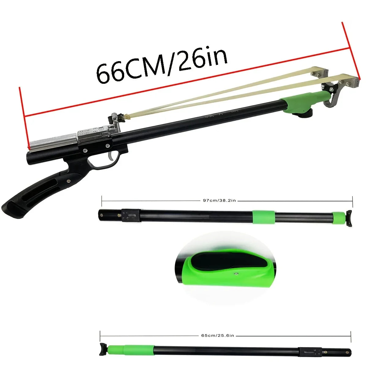 Foldable Long Pole Slingshot For Adults With Telescopic Rod