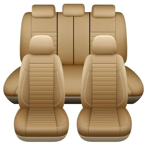 PU Leather Car Seat Covers Universal Fit Waterproof Breathable