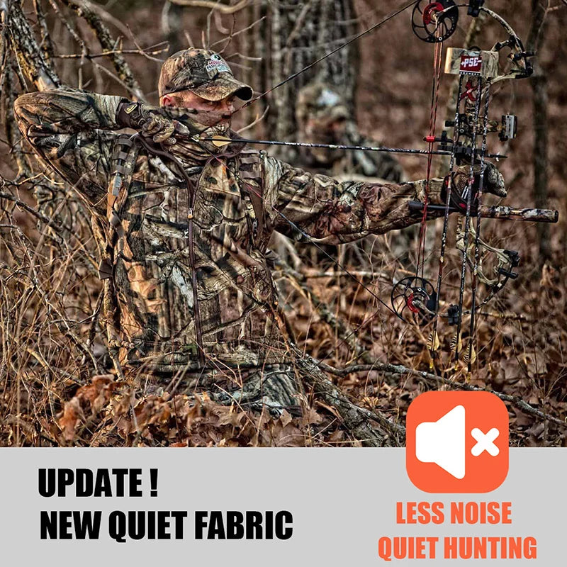 ReFire Gear Men's Quiet Water Resistant Softshell Camouflage Hunting Jacket