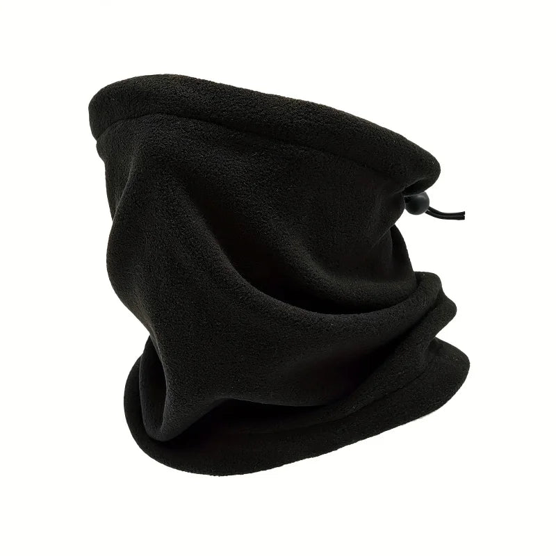 Men's Windproof Fleece Neck Warmer Scarf for Winter Outdoor Activities