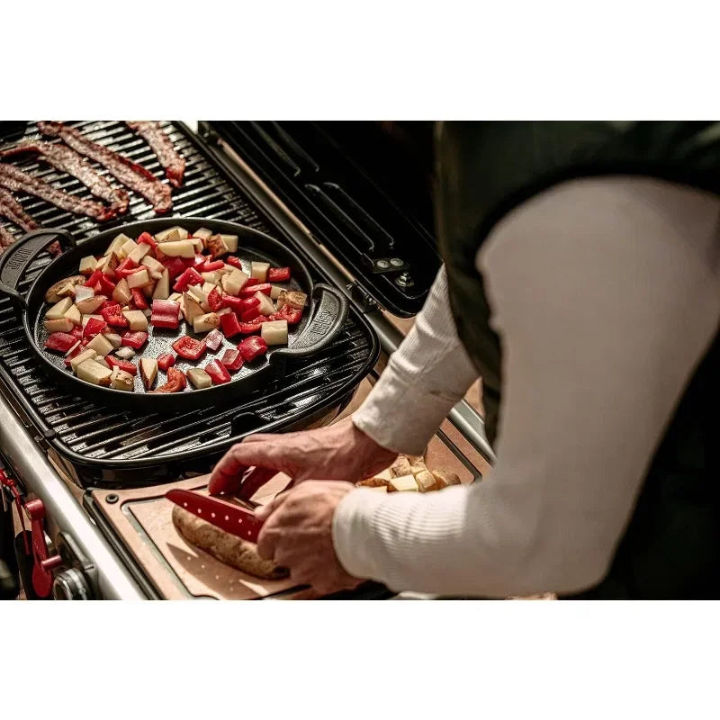 Weber Traveler Portable Gas Grill for Ultimate On-The-Go Grilling