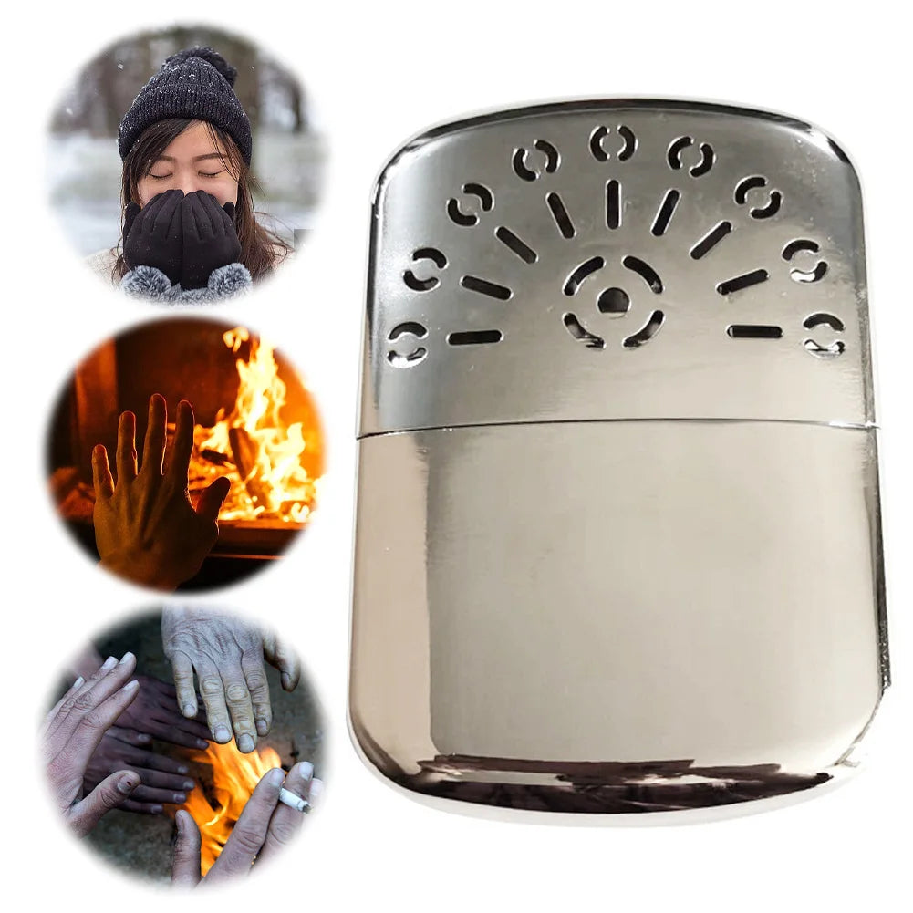 APWIKOGER Zinc Alloy Portable Fuel Hand Warmer For Outdoor Use