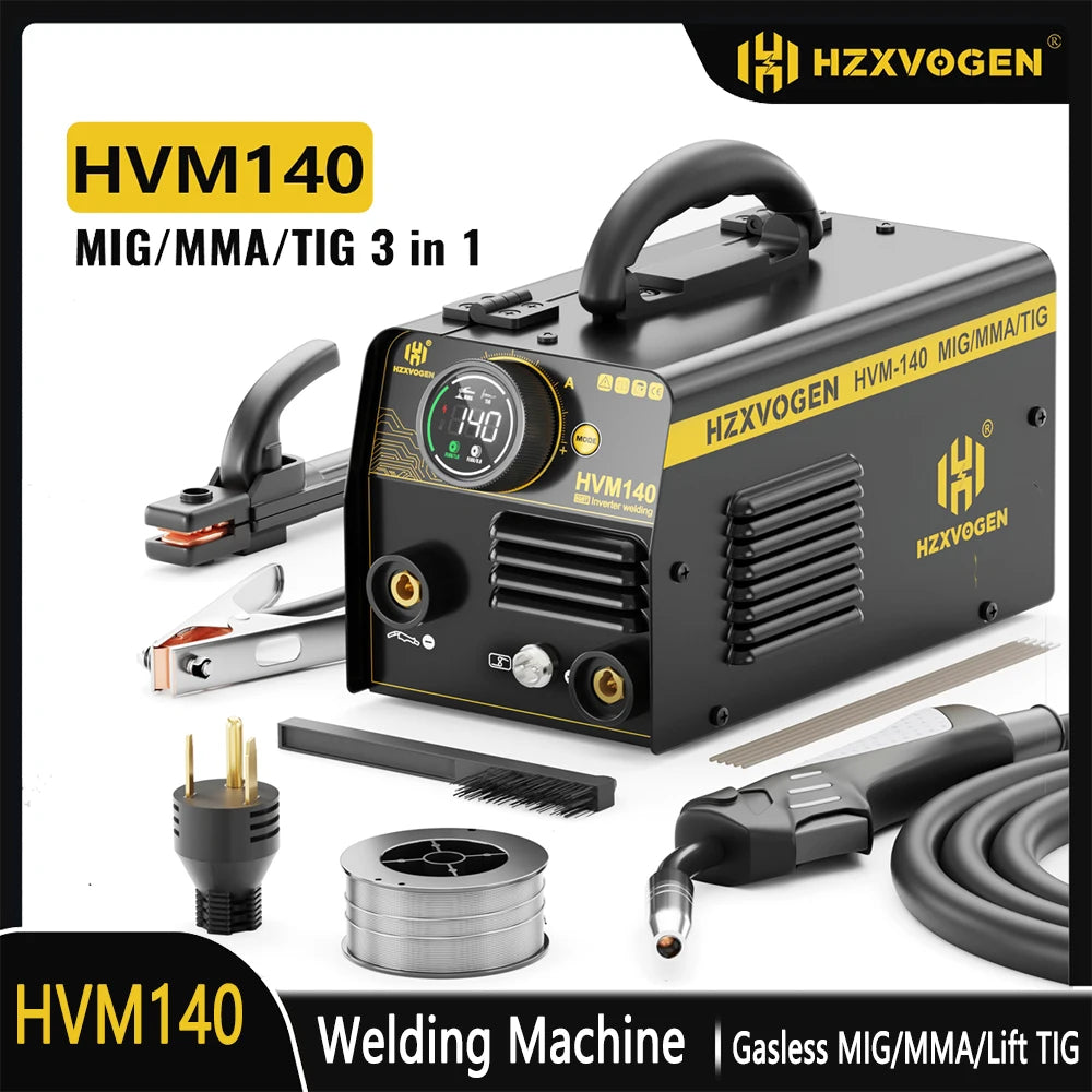 HZXVOGEN HVM140 3 in 1 Inverter MIG TIG Welder